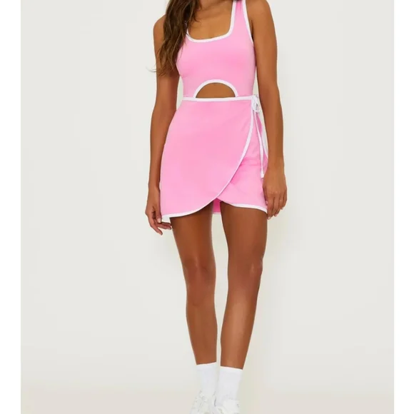 Beach Riot Astrid Anthropologie Sleeveless Skort Wrap Cut Out Dress - Picture 2 of 12